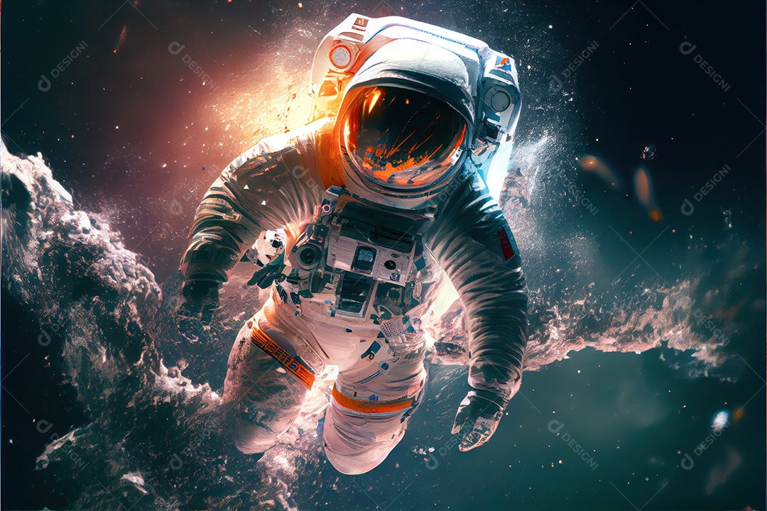 Dia Mundial do Astronauta 12 de abril realista