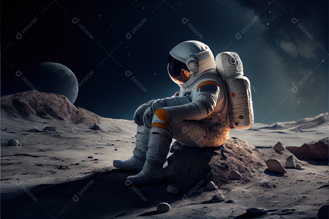 Dia Mundial do Astronauta 12 de abril realista