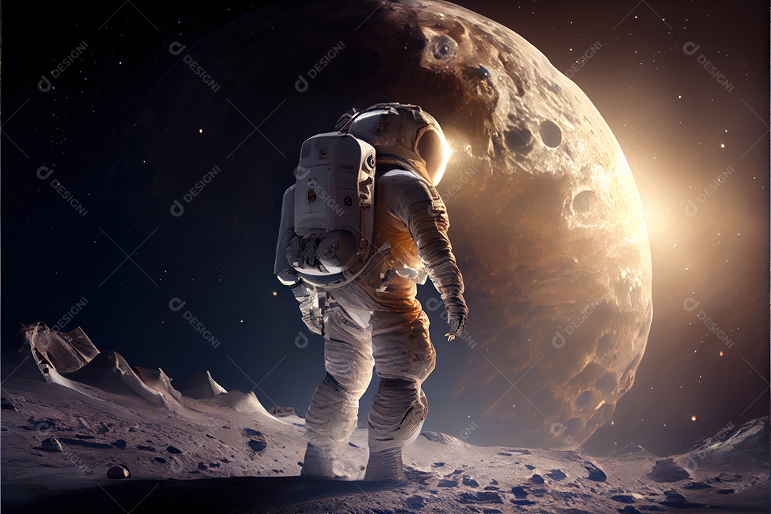 Dia Mundial do Astronauta 12 de abril realista