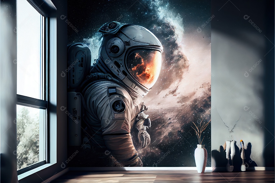 Dia Mundial do Astronauta 12 de abril realista