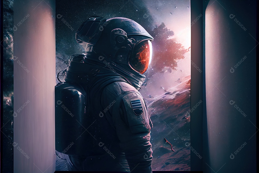 Dia Mundial do Astronauta 12 de abril realista