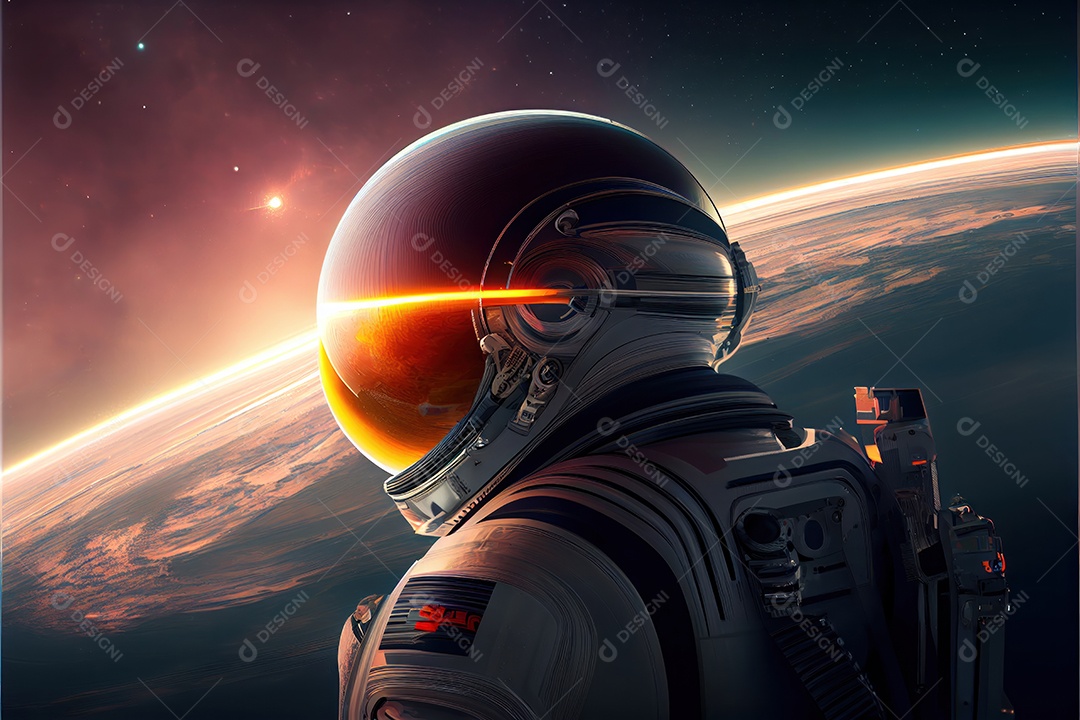 Dia Mundial do Astronauta 12 de abril realista