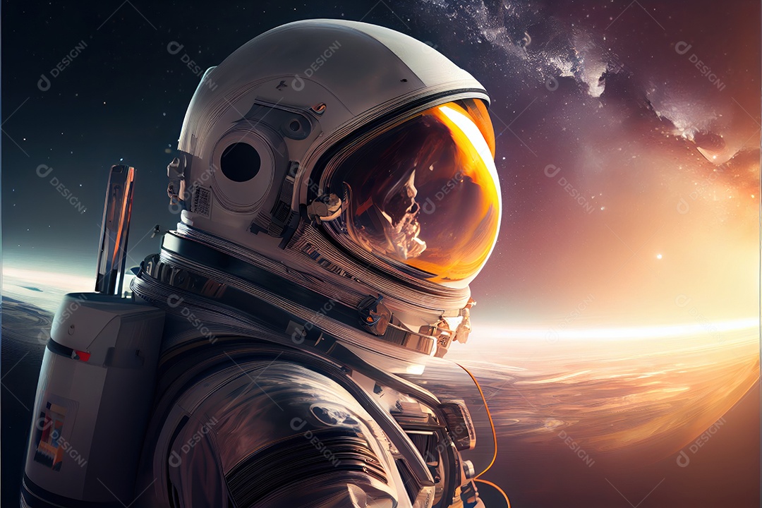 Dia Mundial do Astronauta 12 de abril realista