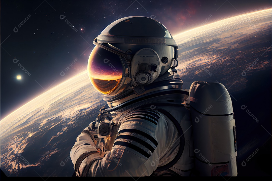 Dia Mundial do Astronauta 12 de abril realista