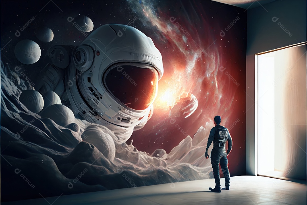 Dia Mundial do Astronauta 12 de abril realista