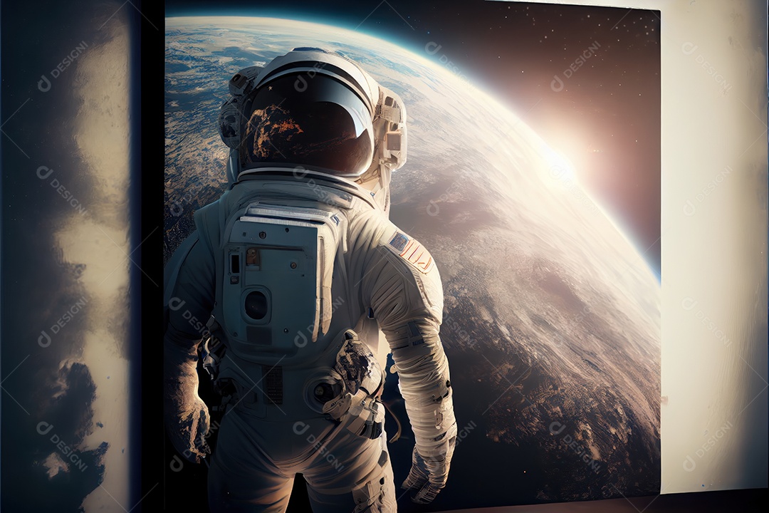 Dia Mundial do Astronauta 12 de abril realista