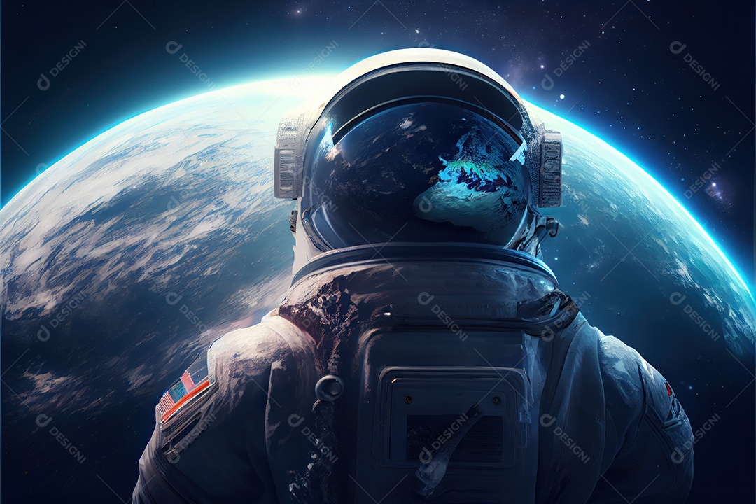 Dia Mundial do Astronauta 12 de abril realista