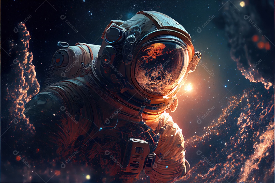 Dia Mundial do Astronauta 12 de abril realista