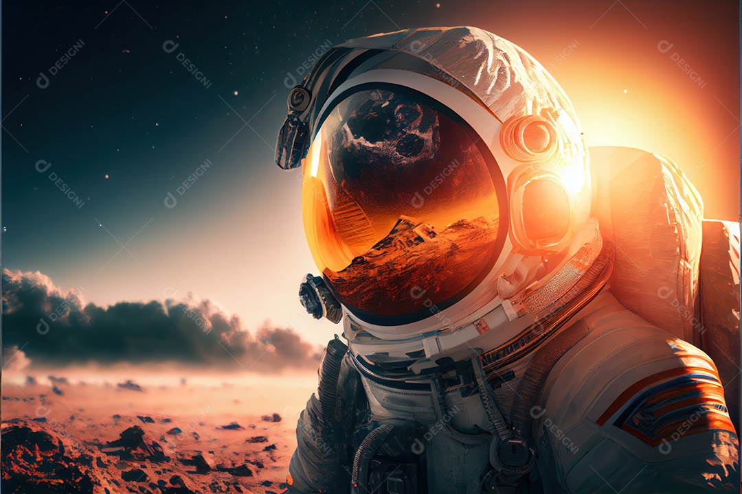 Dia Mundial do Astronauta 12 de abril realista