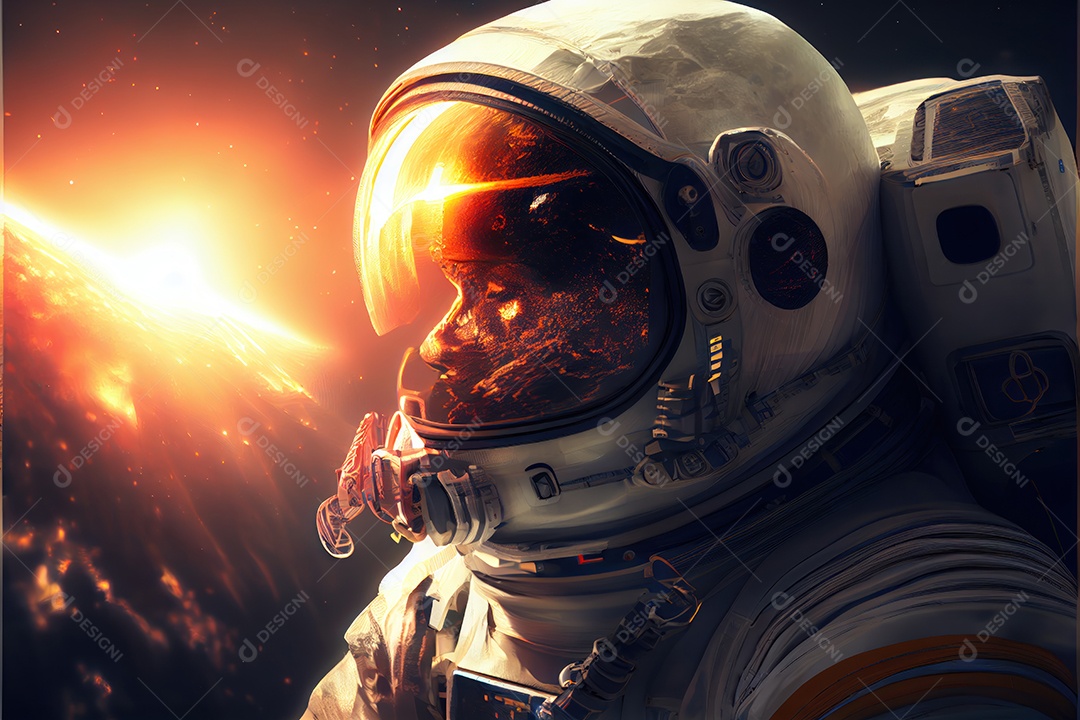 Dia Mundial do Astronauta 12 de abril realista