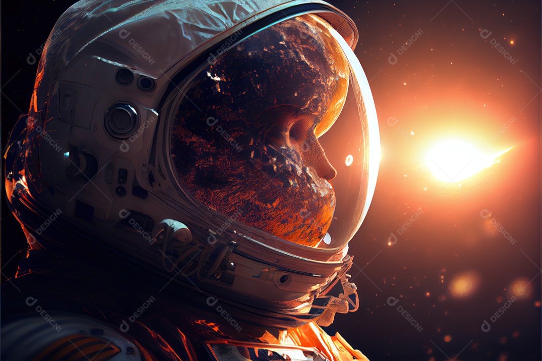 Dia Mundial do Astronauta 12 de abril realista