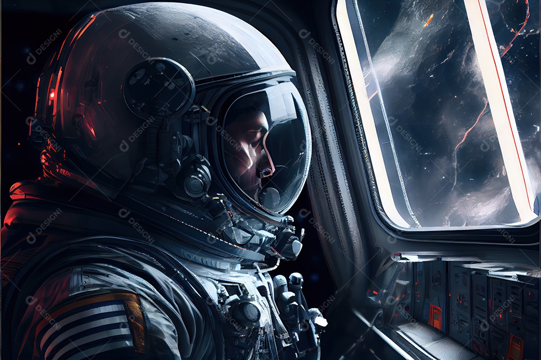 Dia Mundial do Astronauta 12 de abril realista