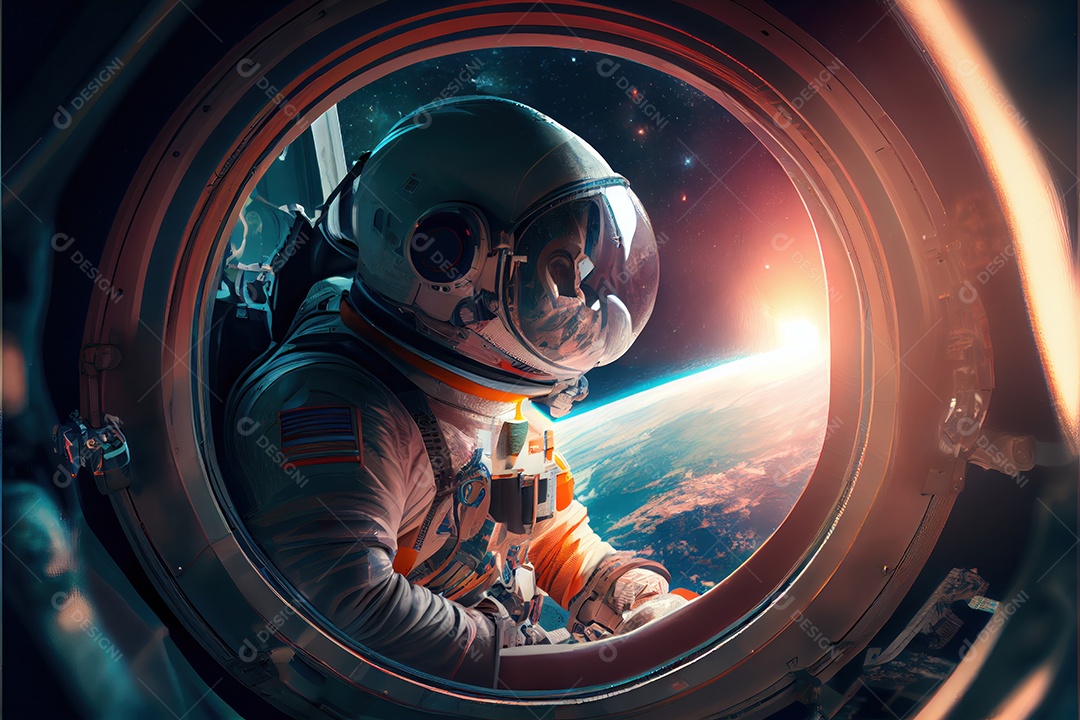 Dia Mundial do Astronauta 12 de abril realista