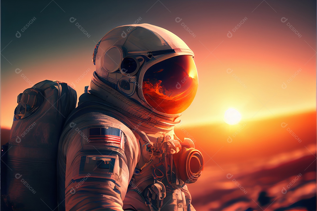 Dia Mundial do Astronauta 12 de abril realista