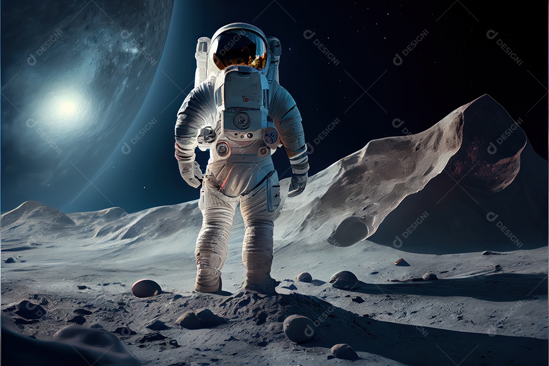 Dia Mundial do Astronauta 12 de abril realista