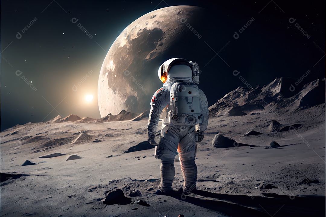 Dia Mundial do Astronauta 12 de abril realista