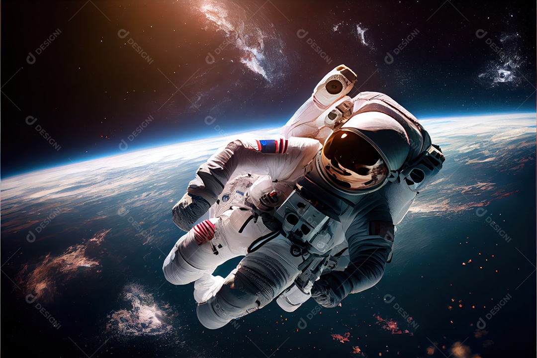 Dia Mundial do Astronauta 12 de abril realista