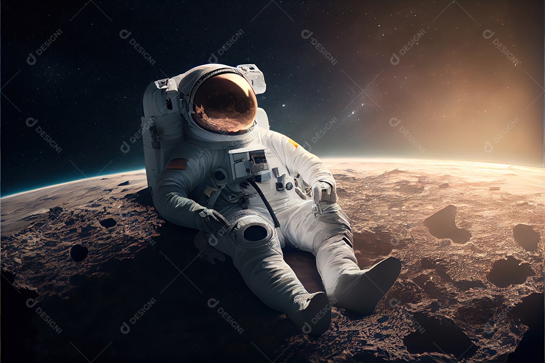 Dia Mundial do Astronauta 12 de abril realista