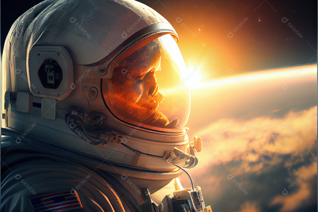 Dia Mundial do Astronauta 12 de abril realista