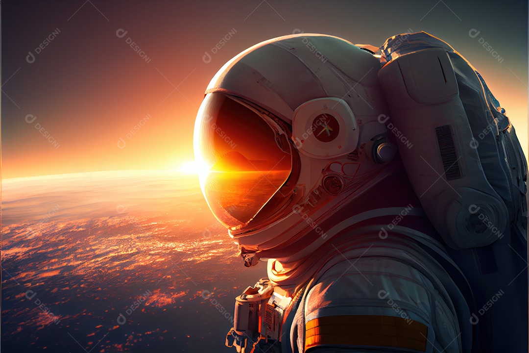 Dia Mundial do Astronauta 12 de abril realista