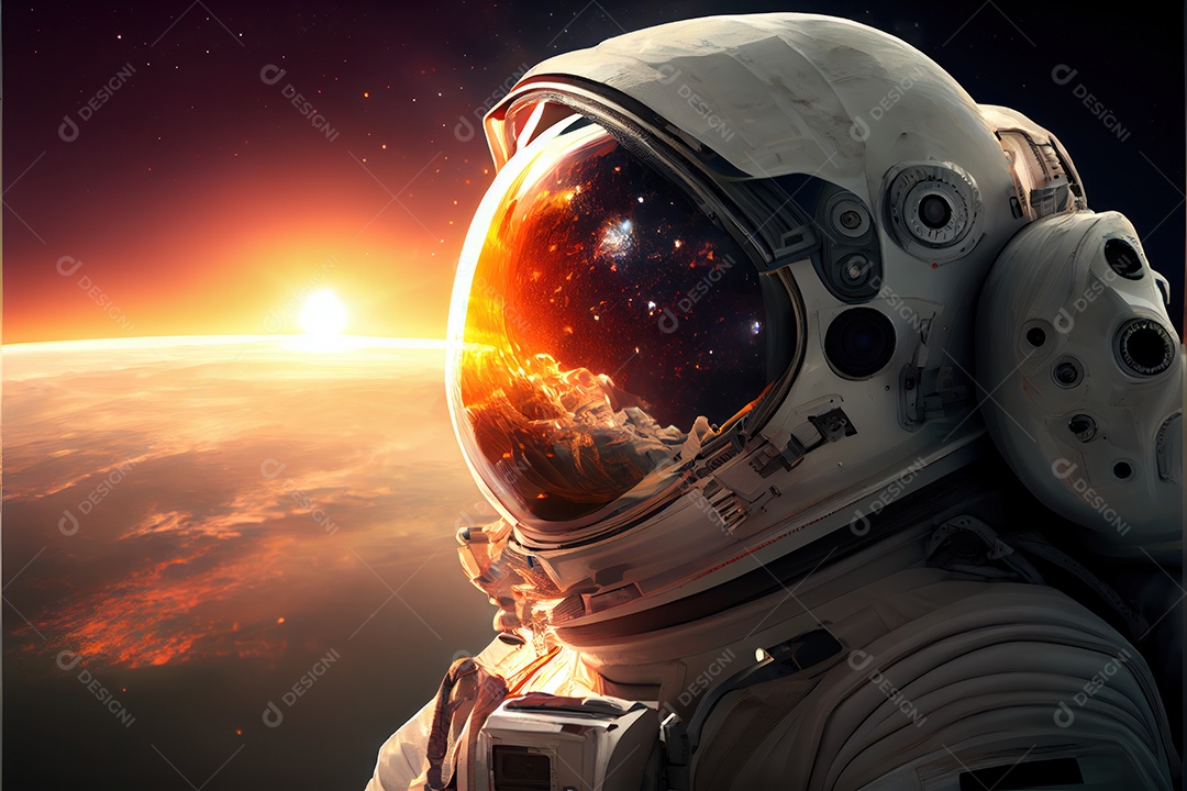 Dia Mundial do Astronauta 12 de abril realista