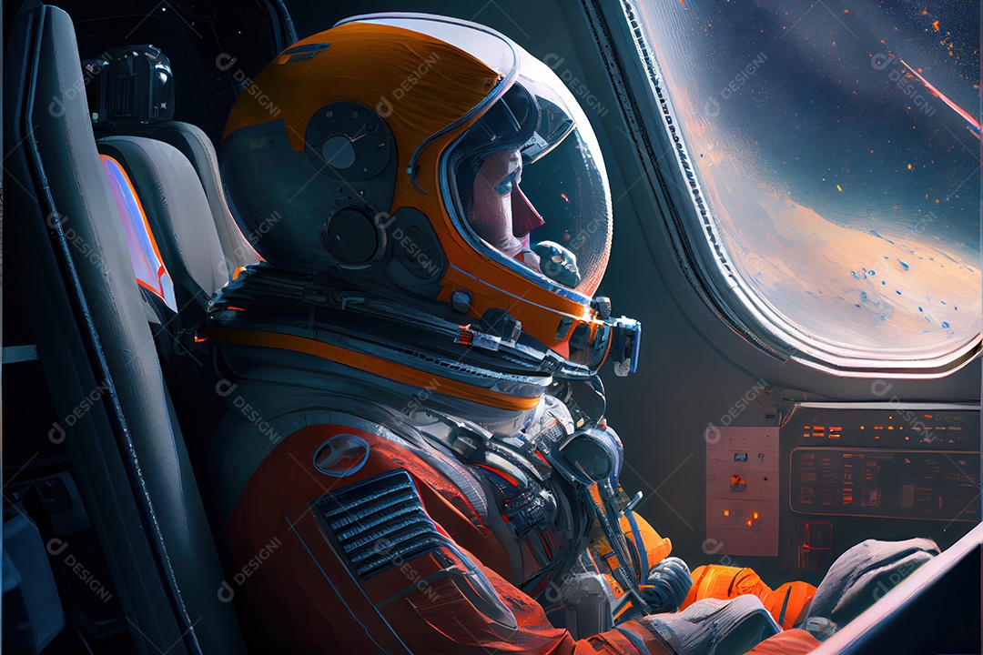 Dia Mundial do Astronauta 12 de abril realista