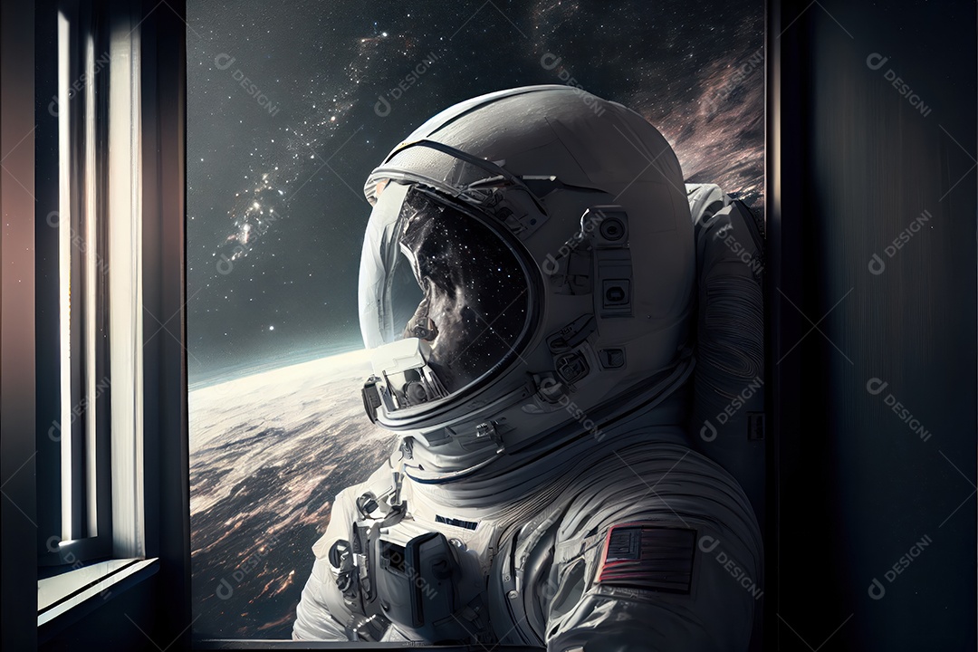 Dia Mundial do Astronauta 12 de abril realista