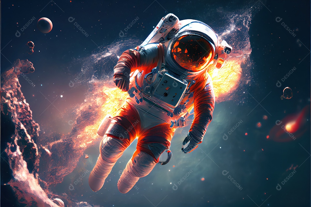 Dia Mundial do Astronauta 12 de abril realista