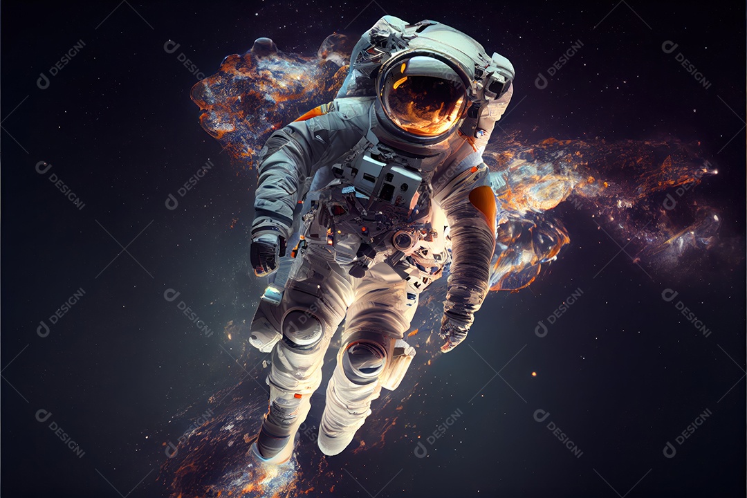 Dia Mundial do Astronauta 12 de abril realista