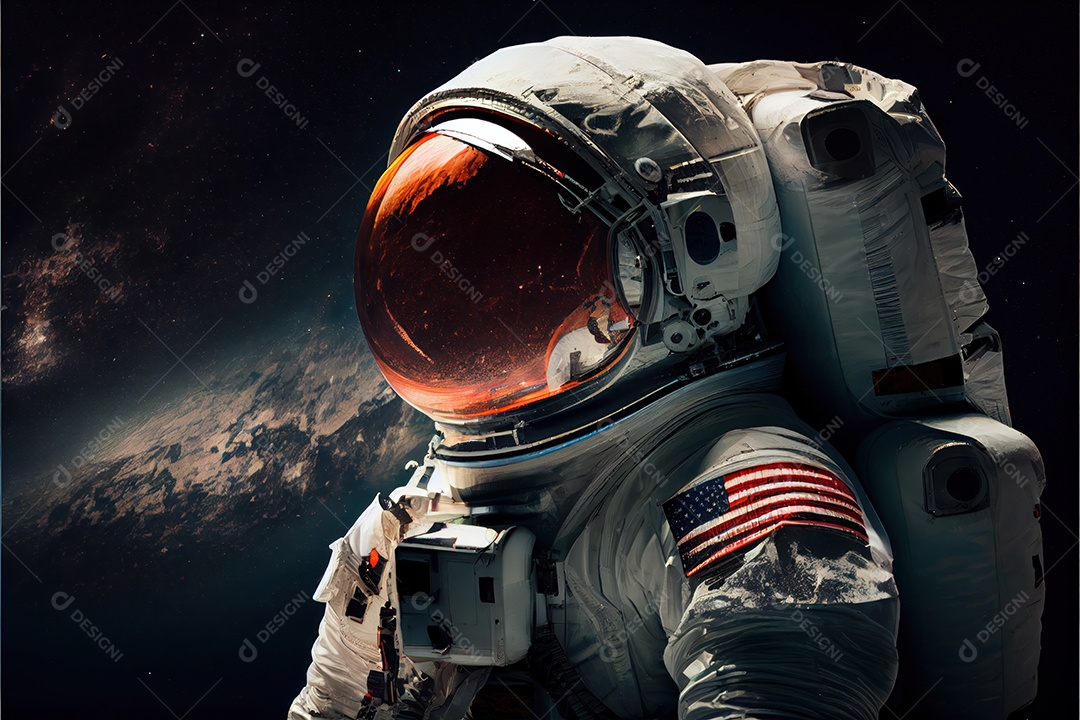 Dia Mundial do Astronauta 12 de abril realista