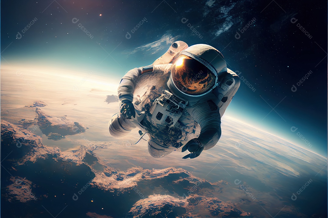 Dia Mundial do Astronauta 12 de abril realista