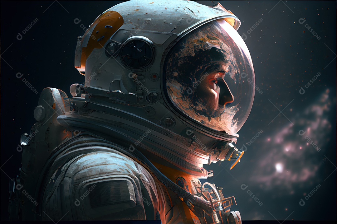 Dia Mundial do Astronauta 12 de abril realista