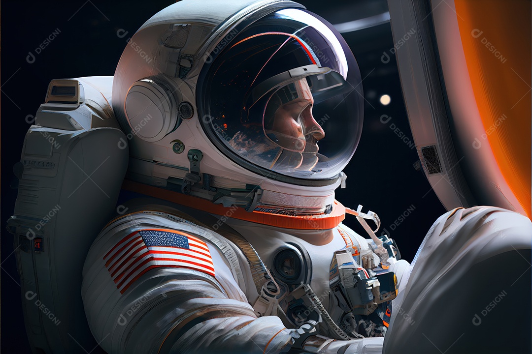 Dia Mundial do Astronauta 12 de abril realista