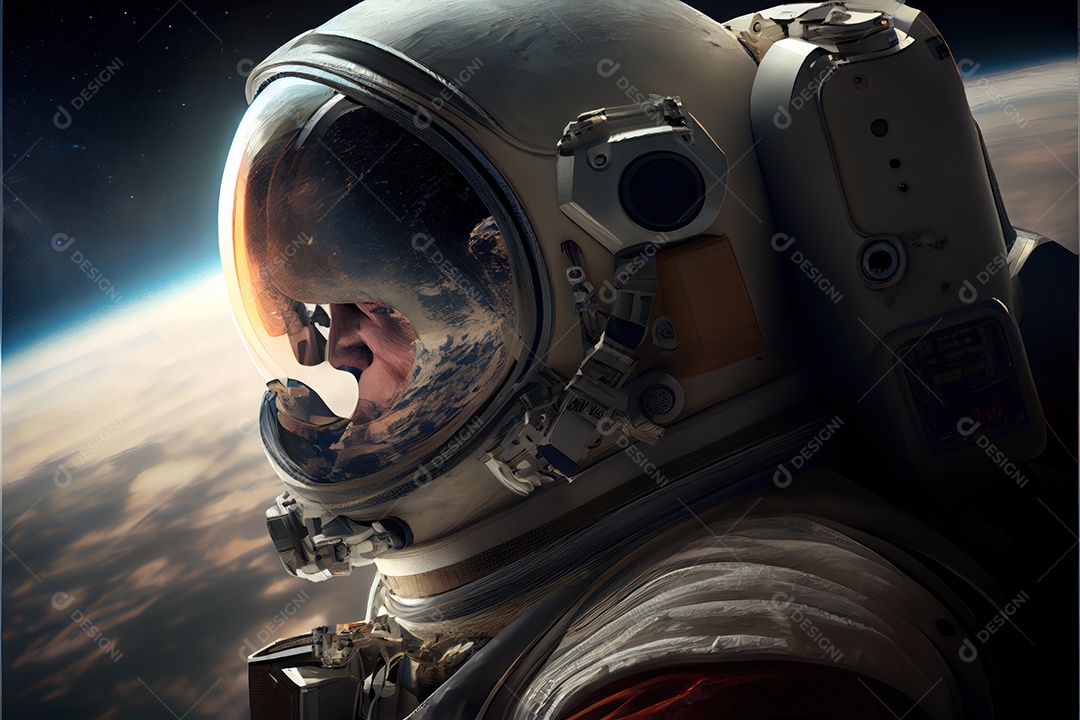 Dia Mundial do Astronauta 12 de abril realista