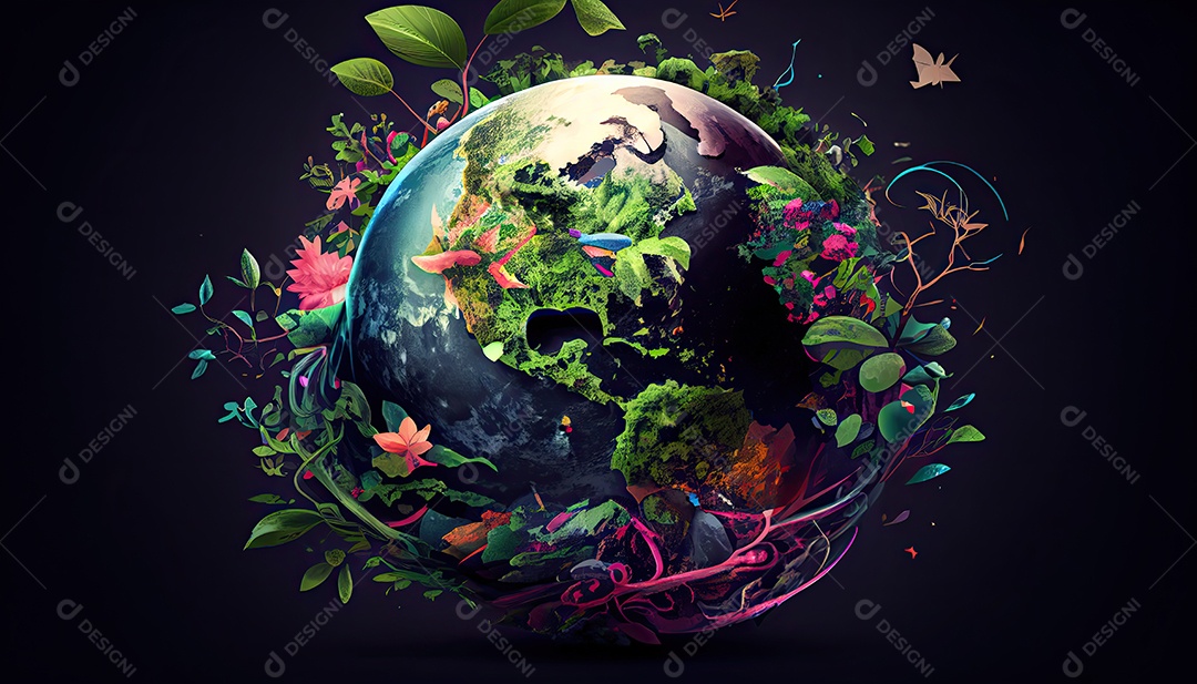 Plano de fundo do dia da terra Dia da Terra a importância de amar a natureza