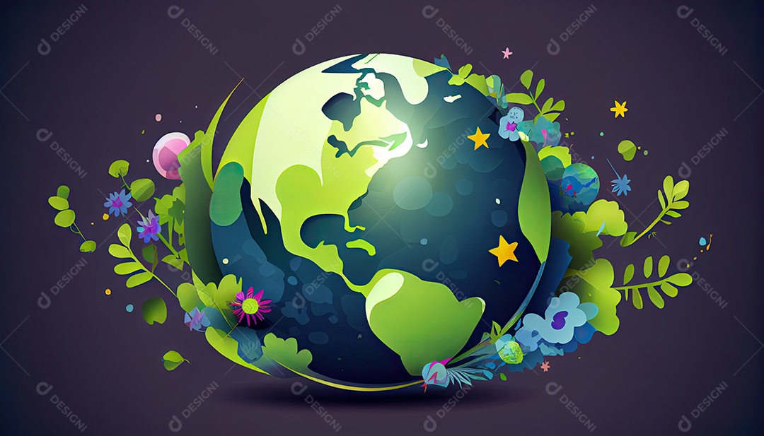 Plano de fundo do dia da terra Dia da Terra a importância de amar a natureza