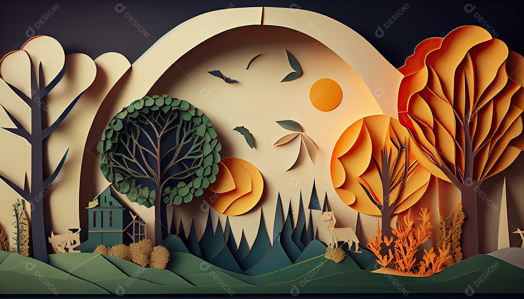 Conceito ambiental em estilo de jornal Dia da Terra a importância de amar