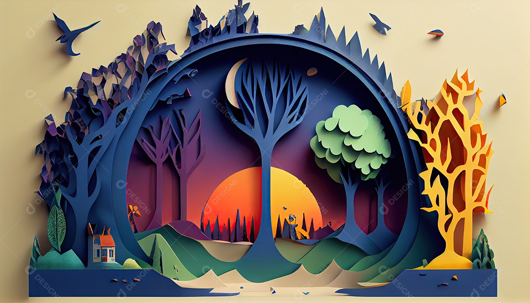 Conceito ambiental em estilo de jornal Dia da Terra a importância de amar