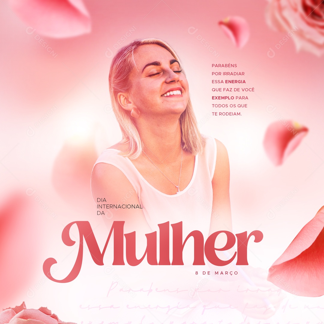 International Women's Day March 8th Social Media PSD Editable
