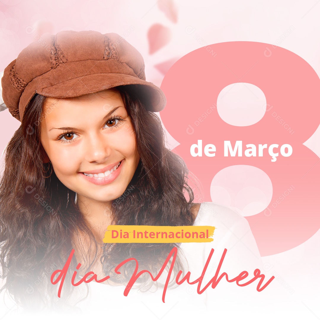 Dia Internacional Das Mulheres 8 de Março Social Media PSD Editável