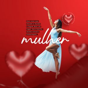 Dia Internacional da Mulher 8 De Março Social Media PSD Editável