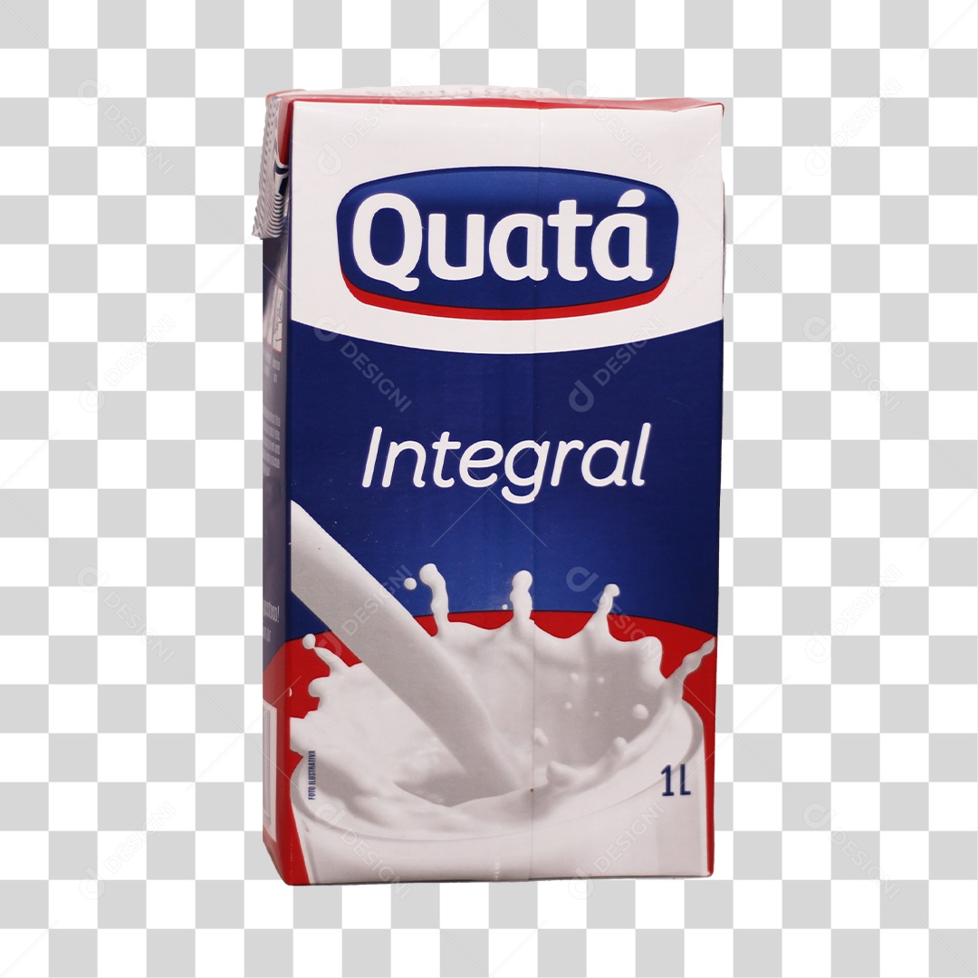 Leite Integral Quatá PNG Transparente