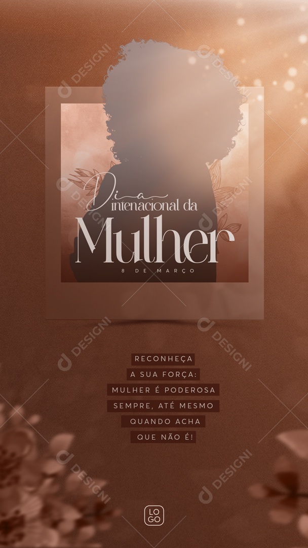 Story Dia Internacional da Mulher 8 de Março Social Media PSD Editável