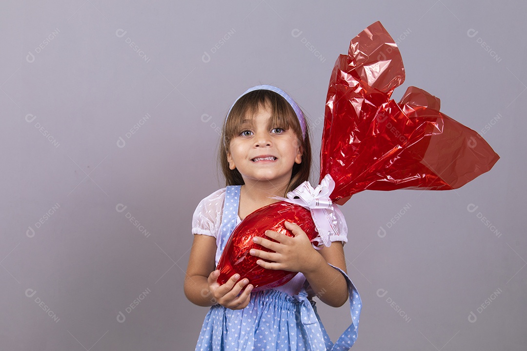 Linda menina garota usando fantasia de coelho Conceito Feliz Páscoa