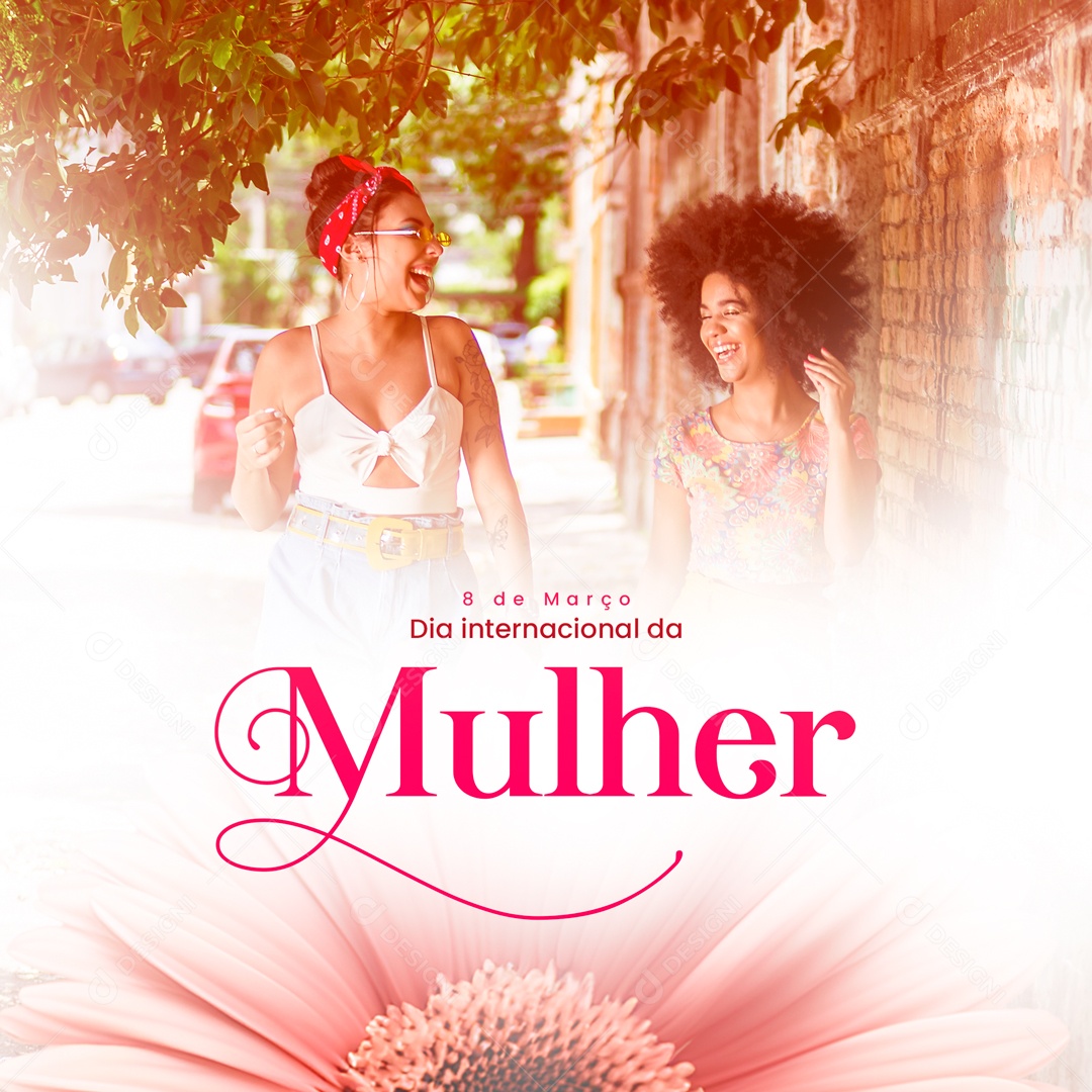 Social Media 08 de Março Dia Internacional da Mulher PSD Editável