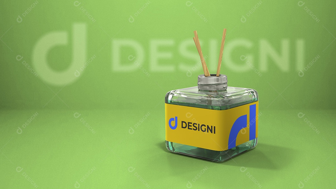 Mockup De Aromatizante Designi PSD Editável