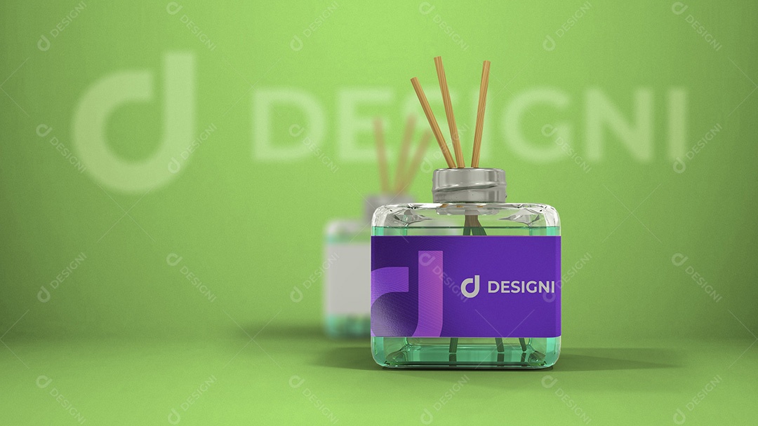 Mockup De Aromatizante Designi PSD Editável