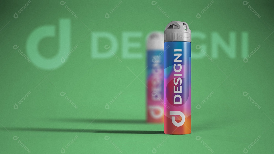 Mockup De Desodorante Designi PSD Editável