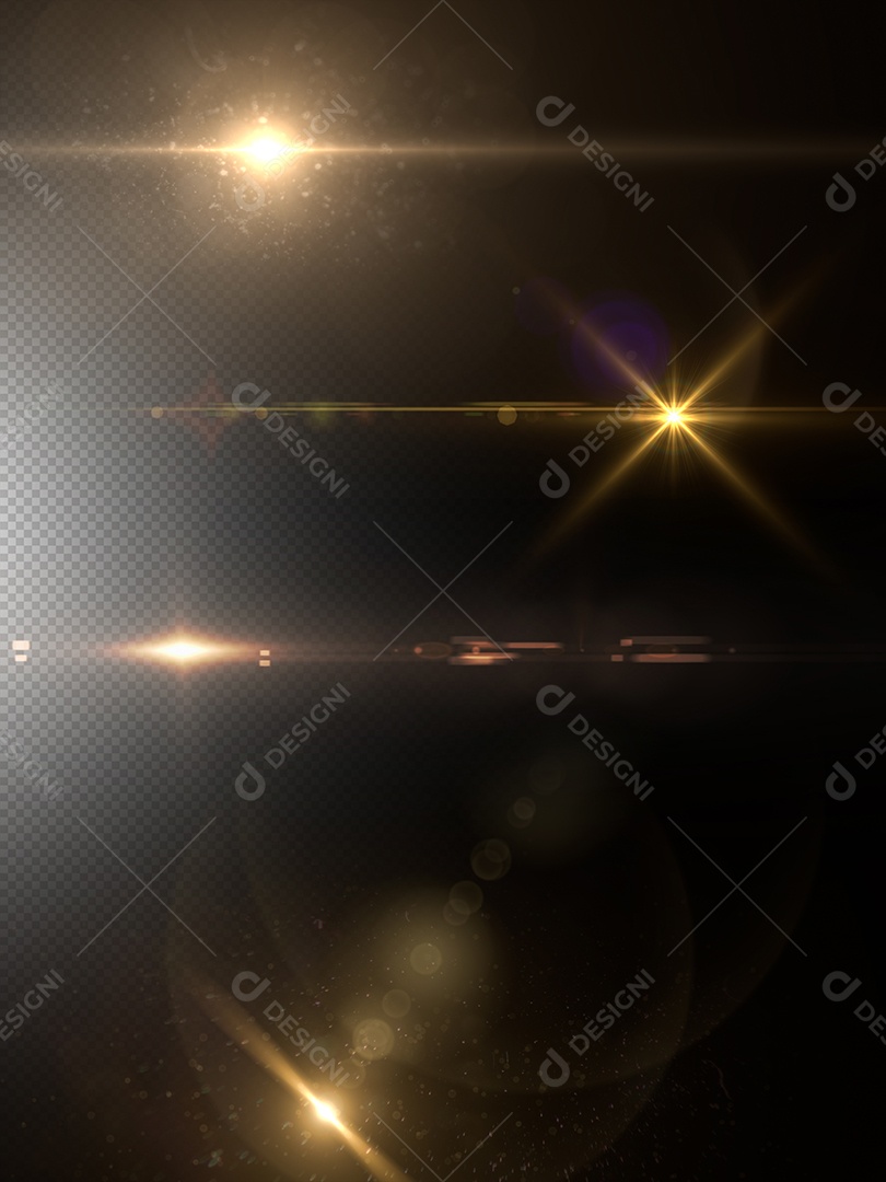 Lens Flare Reflexos de Luz Feixe PSD
