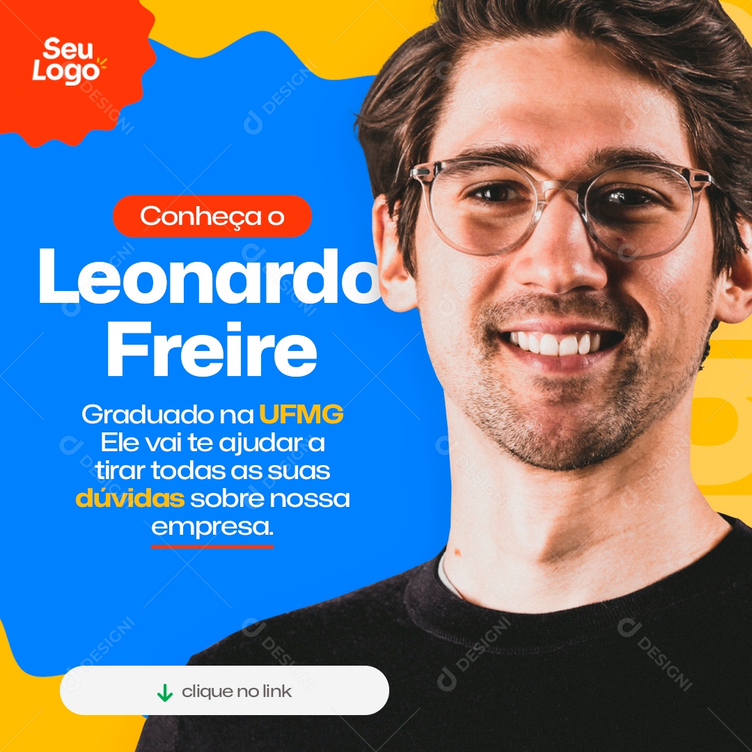 Conheça o Leonardo Freire Social Media PSD Editável